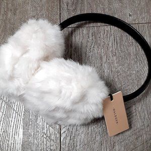 Halogen White/Ivory Ear Muffs NWT